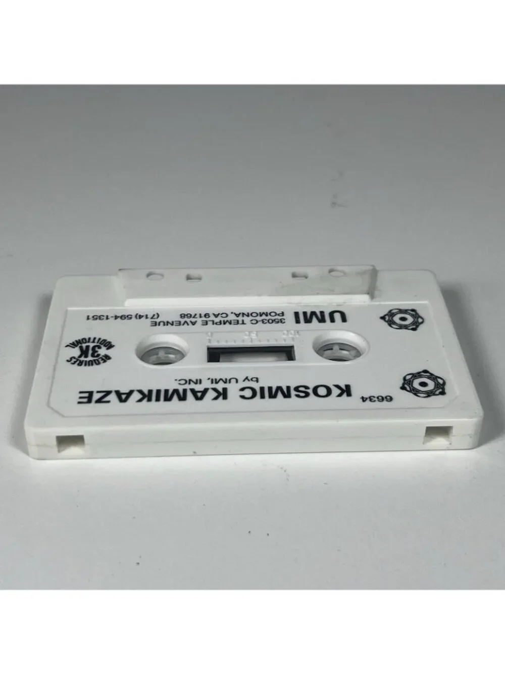 Kosmic Kamikaze UMI 6634 Commodore VIC-20 Cassette w/ Instructions 1981 Rare